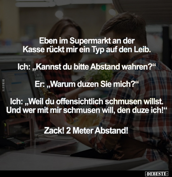 Eben im Supermarkt an der Kasse.. - Lustige Bilder | DEBESTE.de