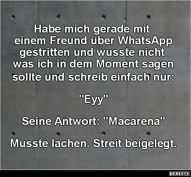 Habe mich gerade mit einem Freund über WhatsApp gestritten.. - Lustige Bilder | DEBESTE.de