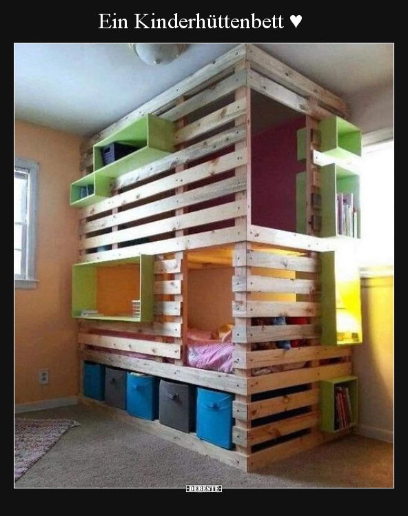 Ein Kinderhüttenbett ♥.. - Lustige Bilder | DEBESTE.de