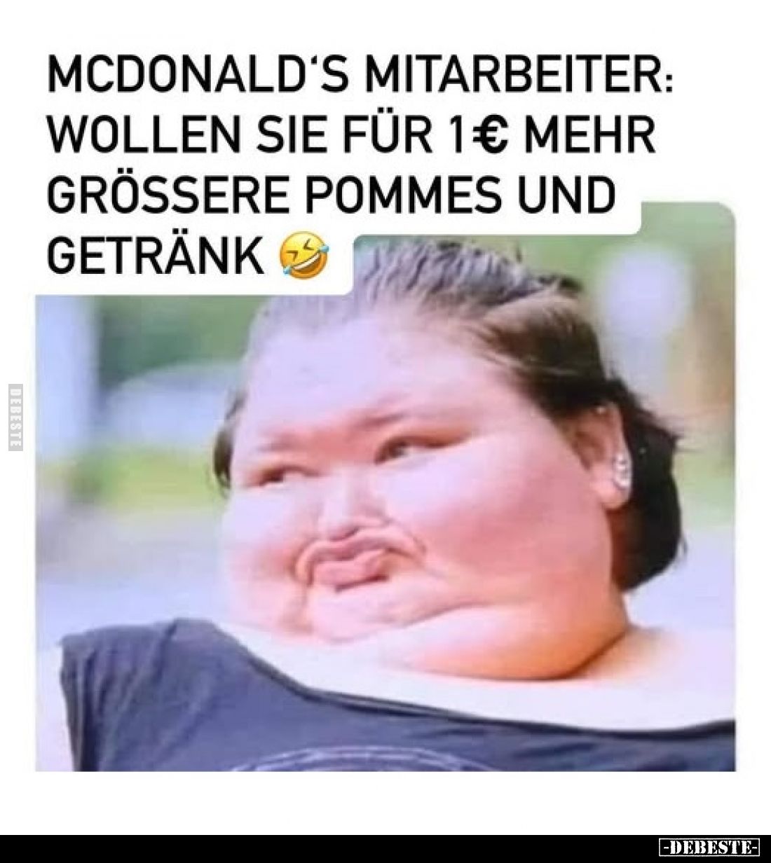 McDonald's Mitarbeiter: Wollen sie für 1€... - Lustige Bilder | DEBESTE.de