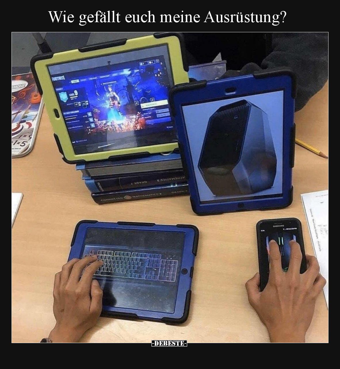 Wie gefällt euch meine Ausrüstung?