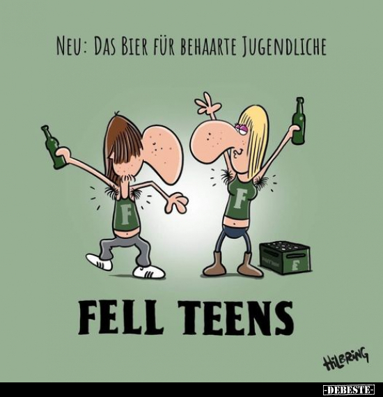 Neu: das Bier für behaarte Jugendliche.. - Lustige Bilder | DEBESTE.de