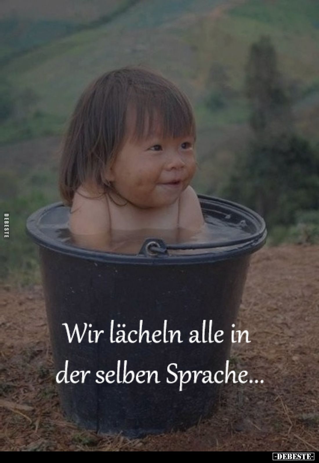 Wir lächeln alle in der selben Sprache...