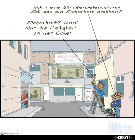 Ahh. neue Straßenbeleuchtung.. - Lustige Bilder | DEBESTE.de