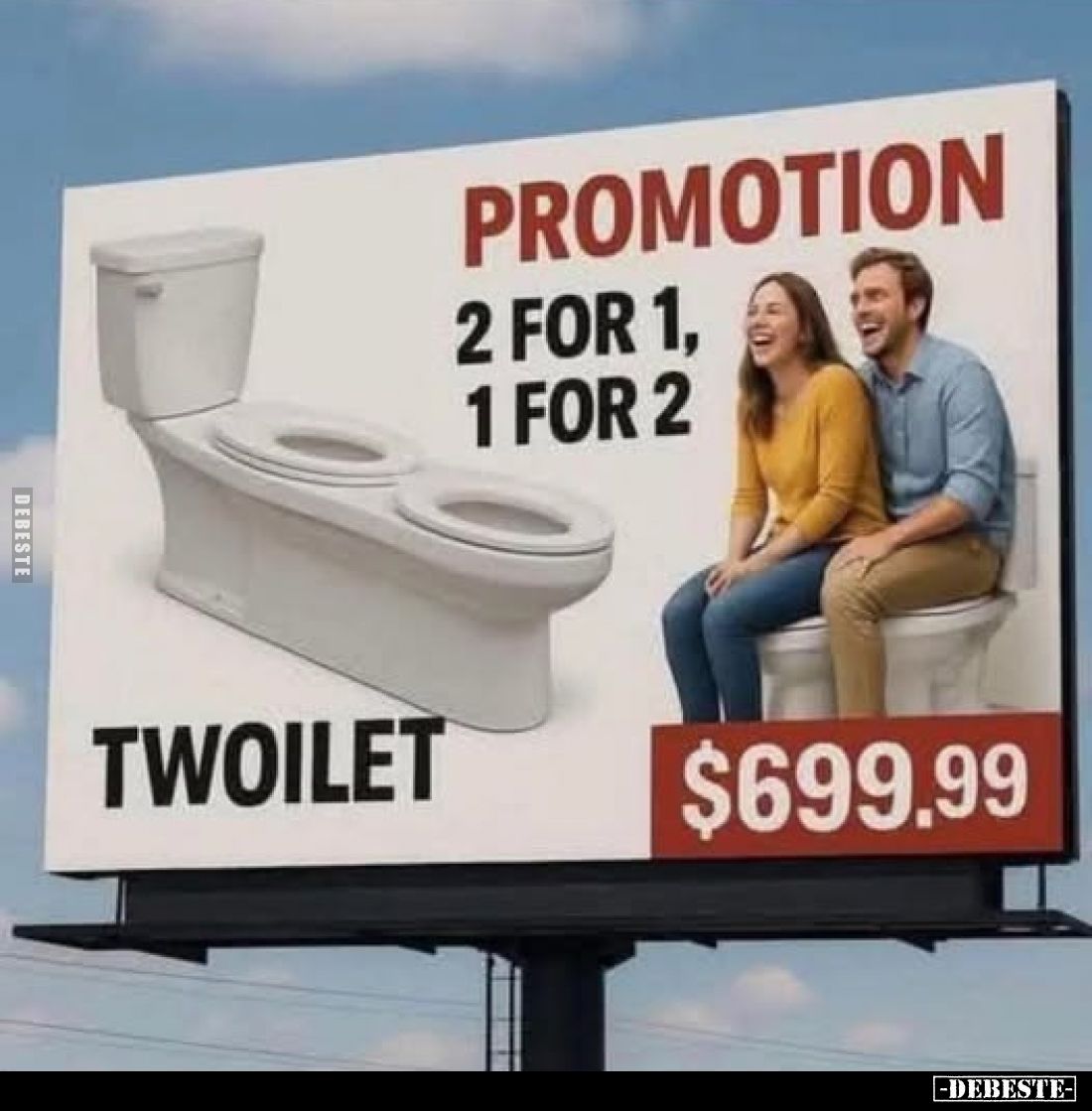 Promotion 2 for 1.