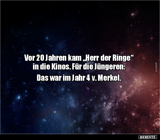 Vor 20 Jahren kam "Herr der Ringe" in die Kinos... - Lustige Bilder | DEBESTE.de