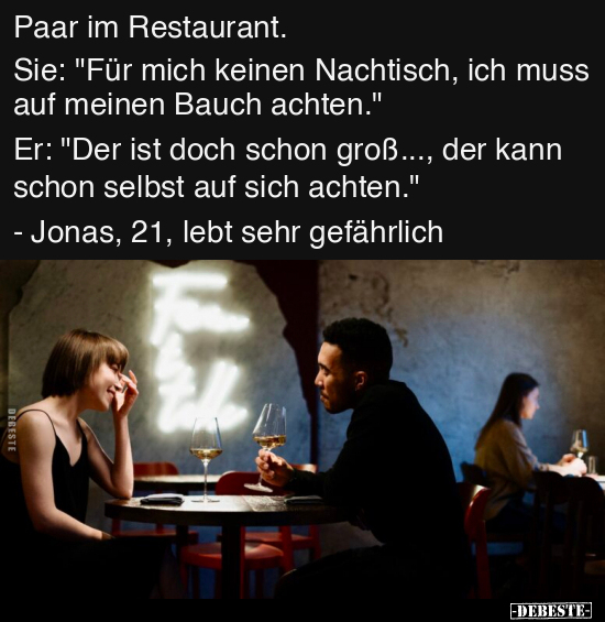 Paar im Restaurant.. - Lustige Bilder | DEBESTE.de