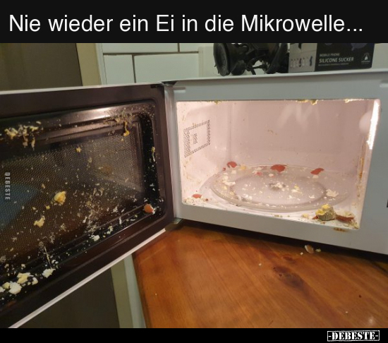 Nie wieder ein Ei in die Mikrowelle... - Lustige Bilder | DEBESTE.de