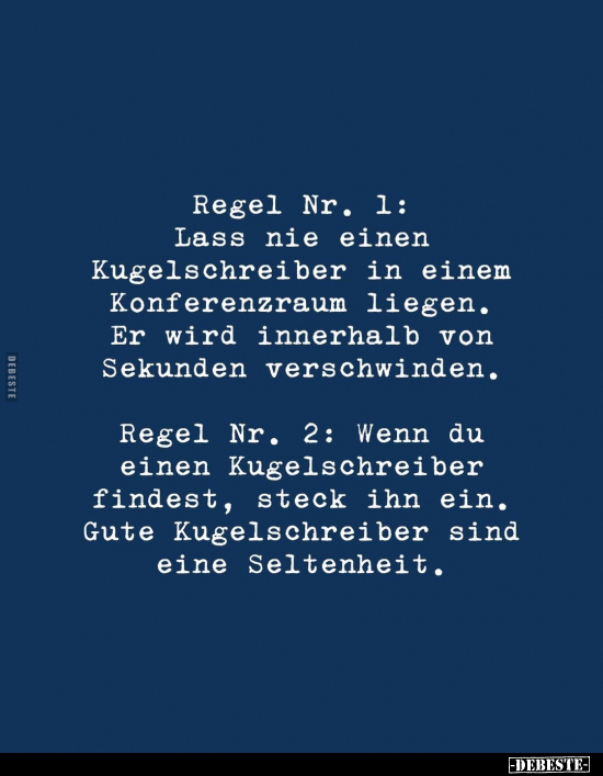 Regel Nr. 1: Lass nie einen Kugelschreiber in einem.. - Lustige Bilder | DEBESTE.de