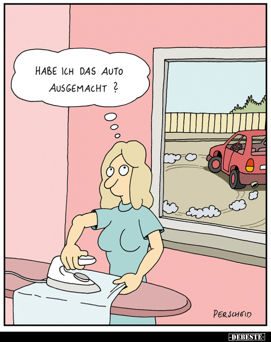 Habe ich das Auto ausgemacht?.. - Lustige Bilder | DEBESTE.de