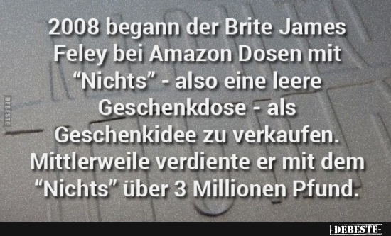 Reich durch "Nichts"