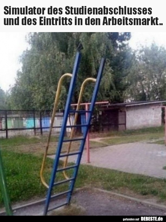 Simulator des Studienabschlusses und des Eintritts in den..
