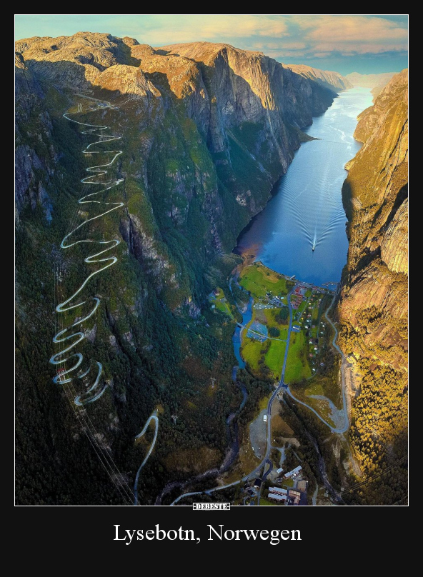 Lysebotn, Norwegen..