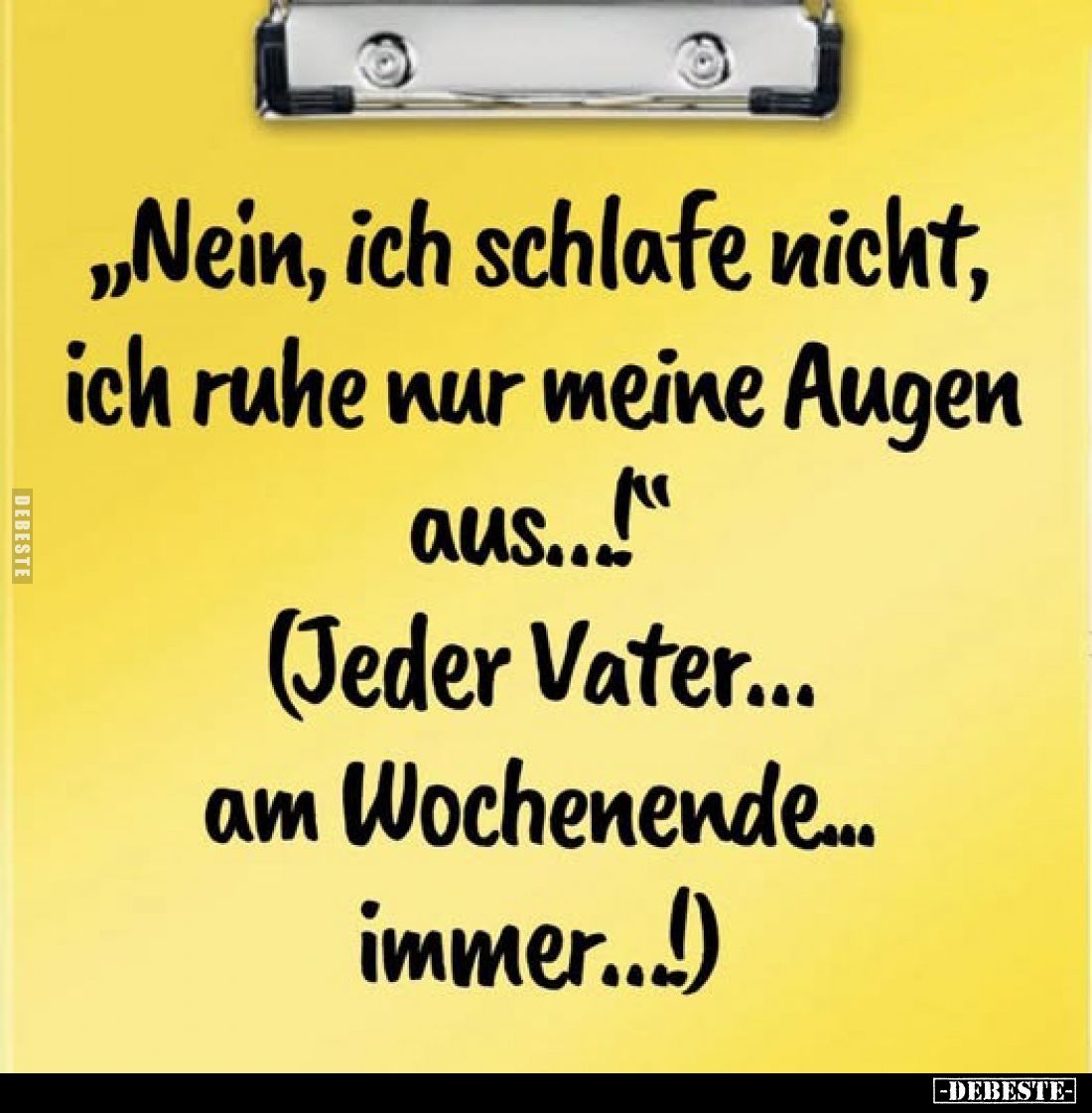 "Nein, ich schlafe nicht, ich ruhe nur meine Augen aus...!".. - Lustige Bilder | DEBESTE.de