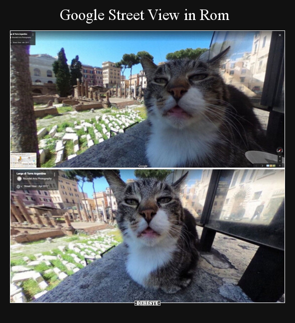 Google Street View in Rom.. - Lustige Bilder | DEBESTE.de