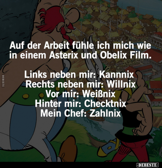 Arbeit, Asterix Und Obelix, Asterix, Obelix, Film, Chef