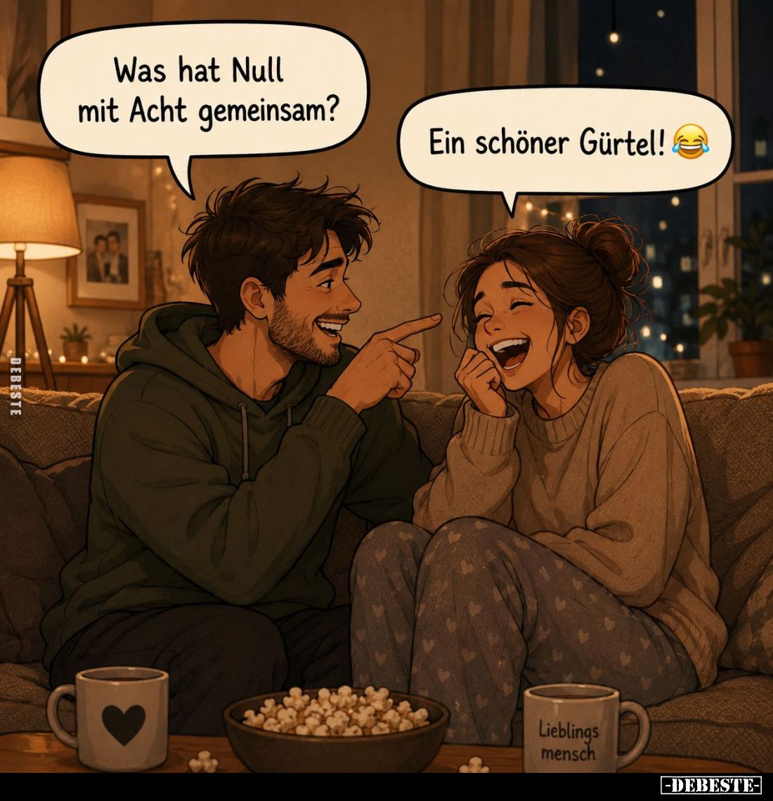 Was hat Null mit Acht gemeinsam? -
Ein schöner Gürtel!