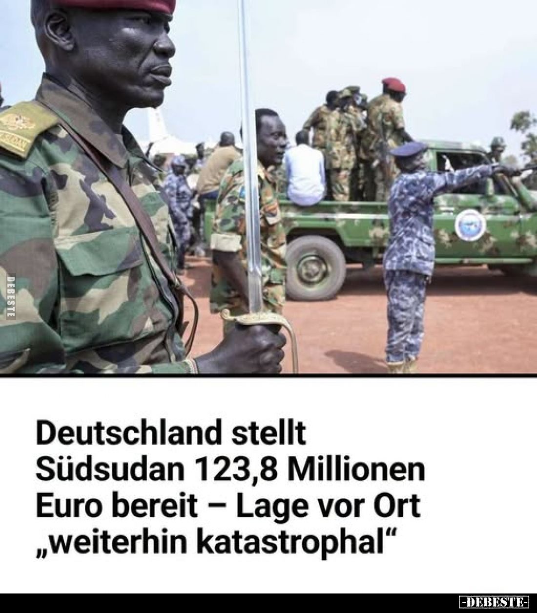 Deutschland stellt Südsudan 123,8 Millionen Euro bereit - Lage vor Ort „weiterhin katastrophal"