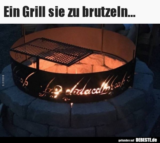 Ein Grill sie zu brutzeln...