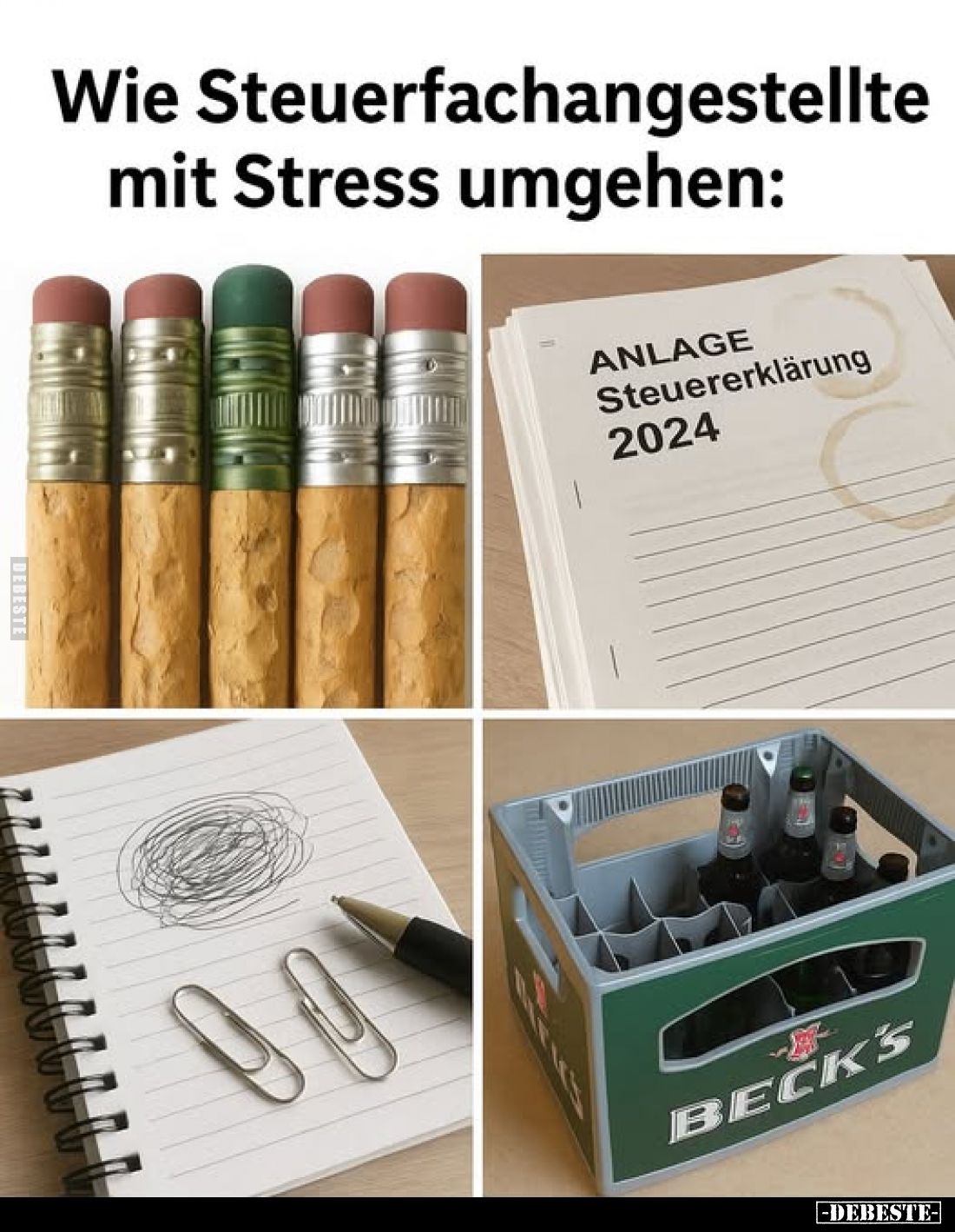 Wie Steuerfachangestellte mit Stress umgehen: