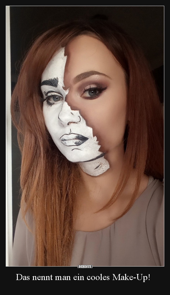 Das nennt man ein cooles Make-Up!.. - Lustige Bilder | DEBESTE.de