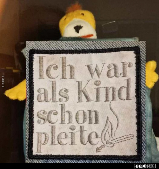 Ich war als Kind schon pleite... - Lustige Bilder | DEBESTE.de