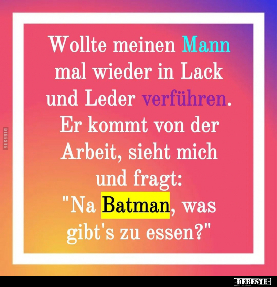 Wollte meinen Mann mal wieder in Lack.. - Lustige Bilder | DEBESTE.de