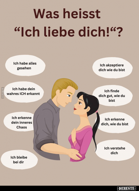 Was heisst "Ich liebe dich!"?.. - Lustige Bilder | DEBESTE.de