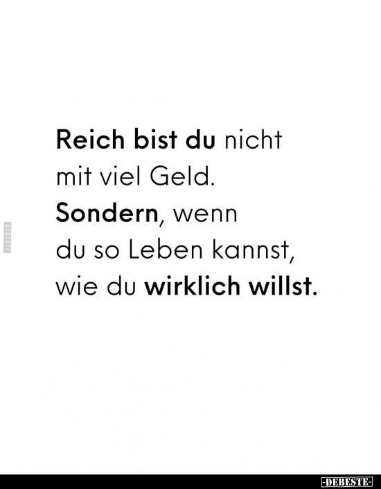 Reich bist du nicht mit viel Geld.. - Lustige Bilder | DEBESTE.de