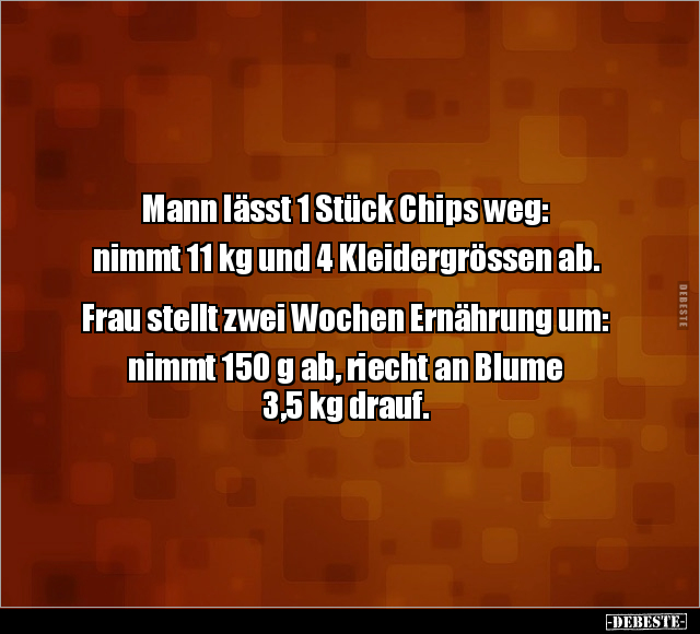 Mann lässt 1 Stück Chips weg.. - Lustige Bilder | DEBESTE.de