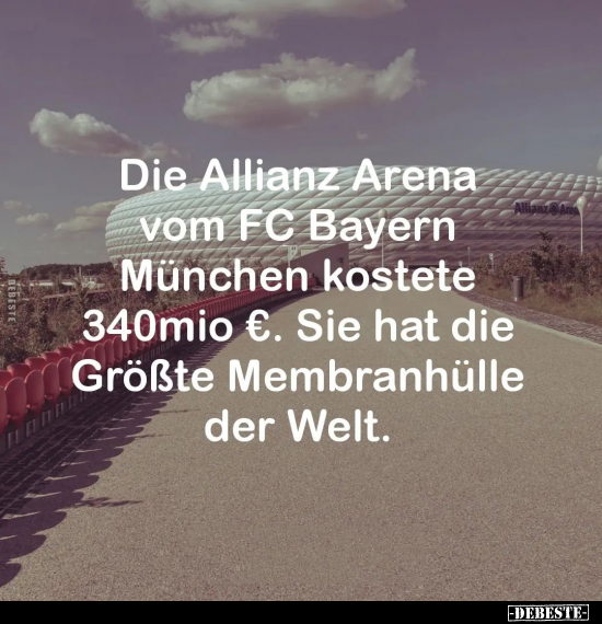 Die Allianz Arena vom FC Bayern München.. - Lustige Bilder | DEBESTE.de