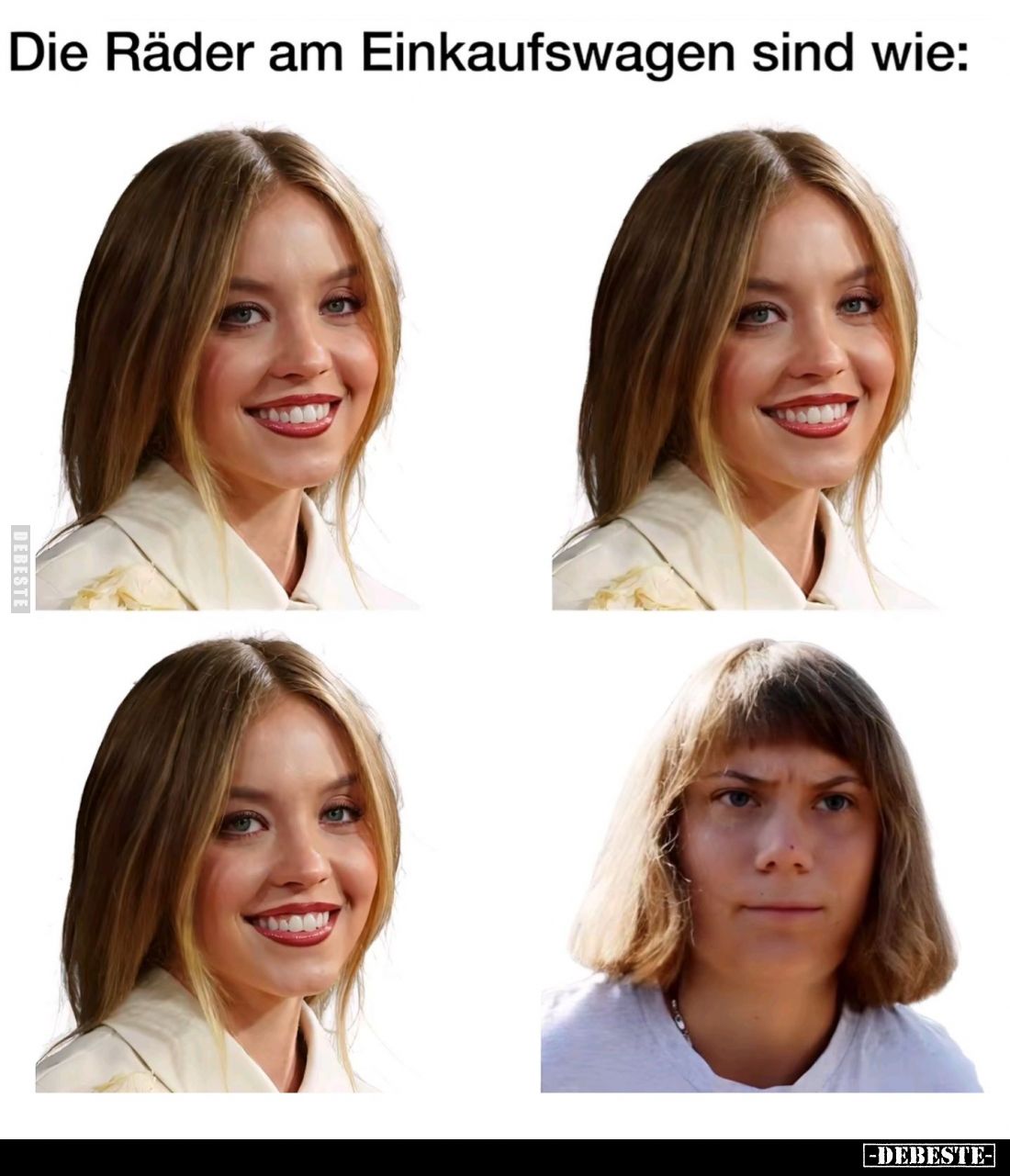 Die Räder am Einkaufswagen sind wie.. - Lustige Bilder | DEBESTE.de