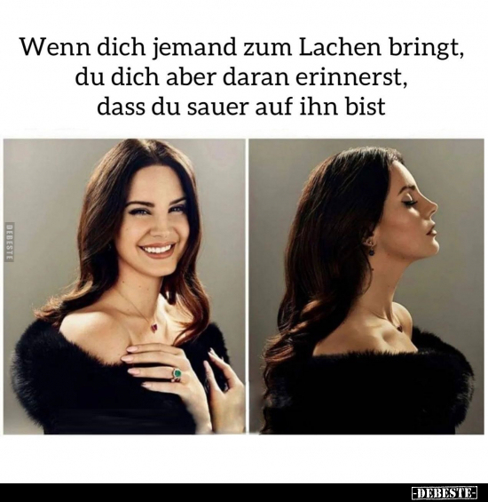 Wenn dich jemand zum Lachen bringt, du dich aber daran.. - Lustige Bilder | DEBESTE.de