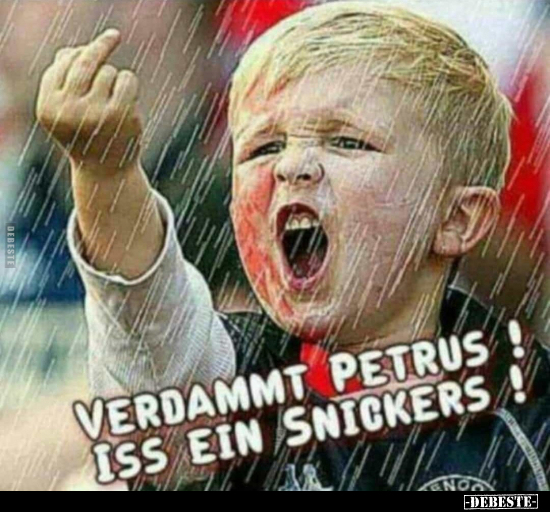 Verdammt Petrus! Iss ein Snickers!.. - Lustige Bilder | DEBESTE.de