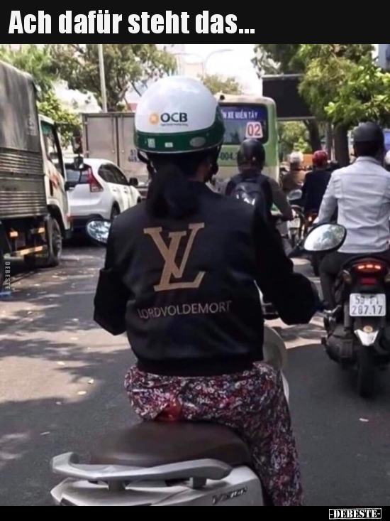 Ach dafür steht das...