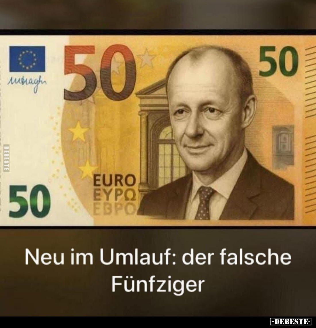 Neu im Umlauf: der falsche
Fünfziger.