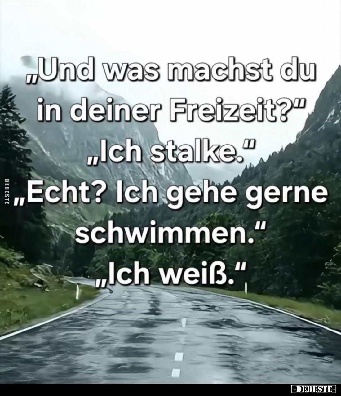"Und was machst du in deiner Freizeit?"... - Lustige Bilder | DEBESTE.de