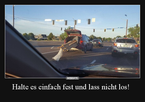 Halte es einfach fest und lass nicht los!