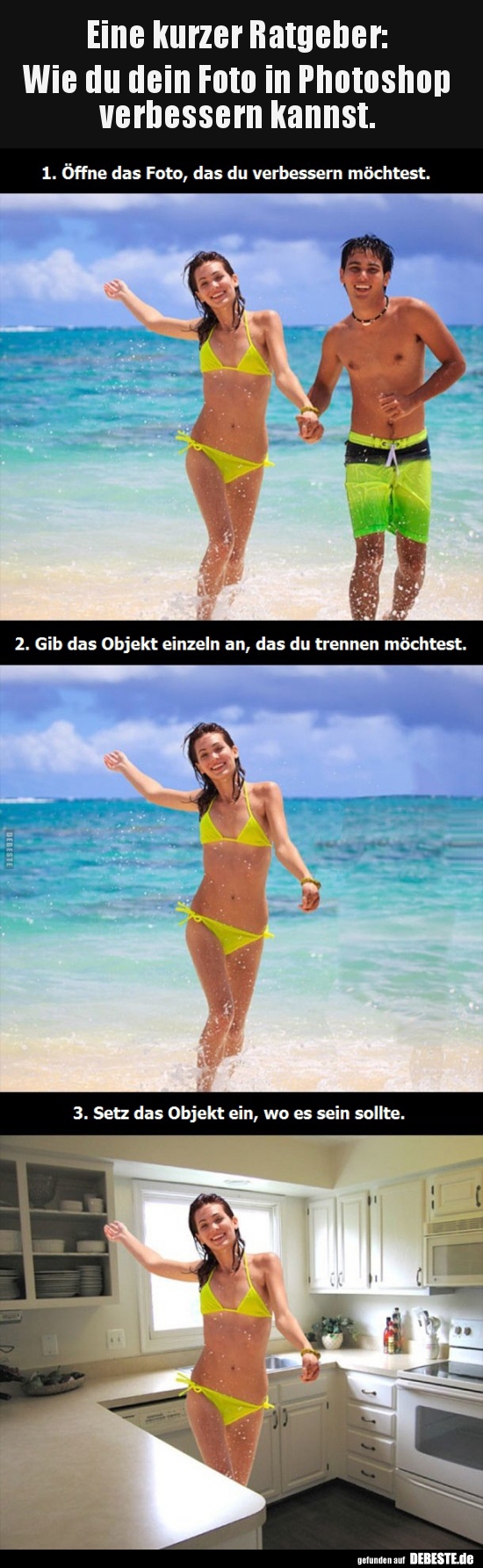 Eine kurzer Ratgeber:Wie du dein Foto in Photoshop..