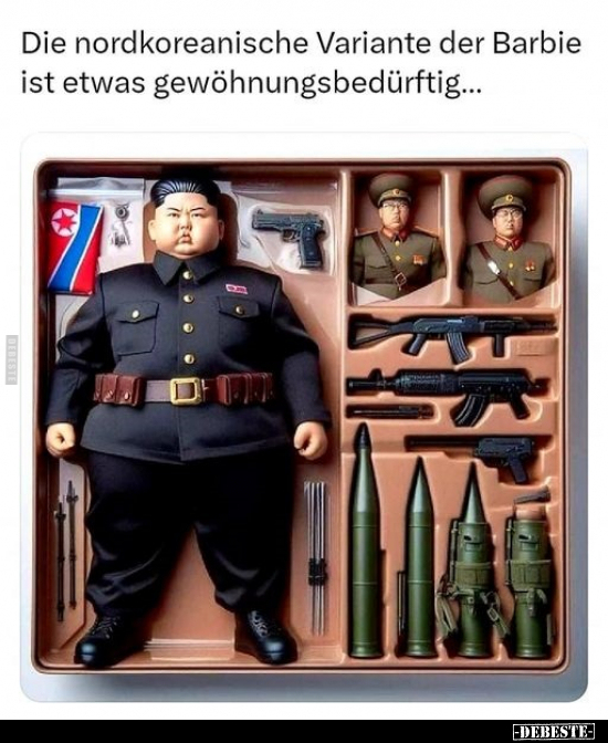 Die nordkoreanische Variante der Barbie ist etwas.. - Lustige Bilder | DEBESTE.de