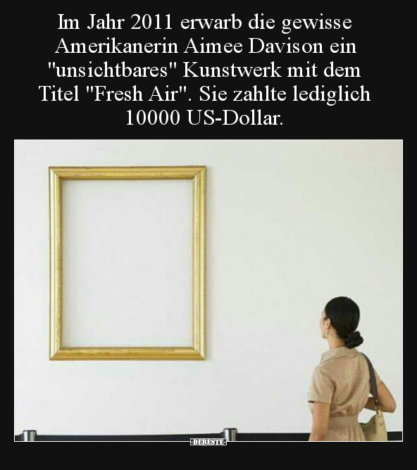 Im Jahr 2011 erwarb die gewisse Amerikanerin Aimee Davison.. - Lustige Bilder | DEBESTE.de