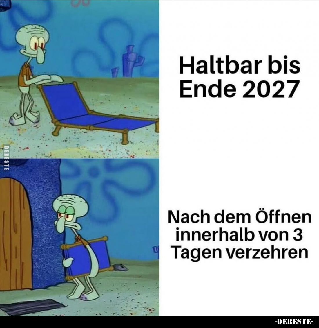 Haltbar bis Ende 2027 /
Nach dem Öffnen innerhalb von 3 Tagen verzehren