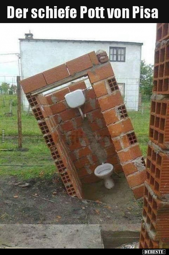 Der schiefe Pott von Pisa..