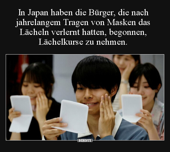 In Japan haben die Bürger, die nach jahrelangem Tragen.. - Lustige Bilder | DEBESTE.de