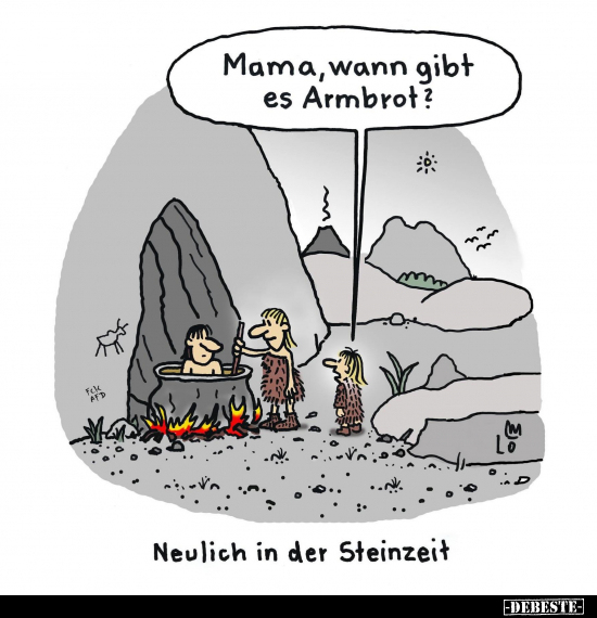 Neulich in der Steinzeit.. - Lustige Bilder | DEBESTE.de