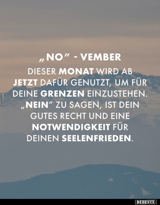 "No" - vember.. - Lustige Bilder | DEBESTE.de