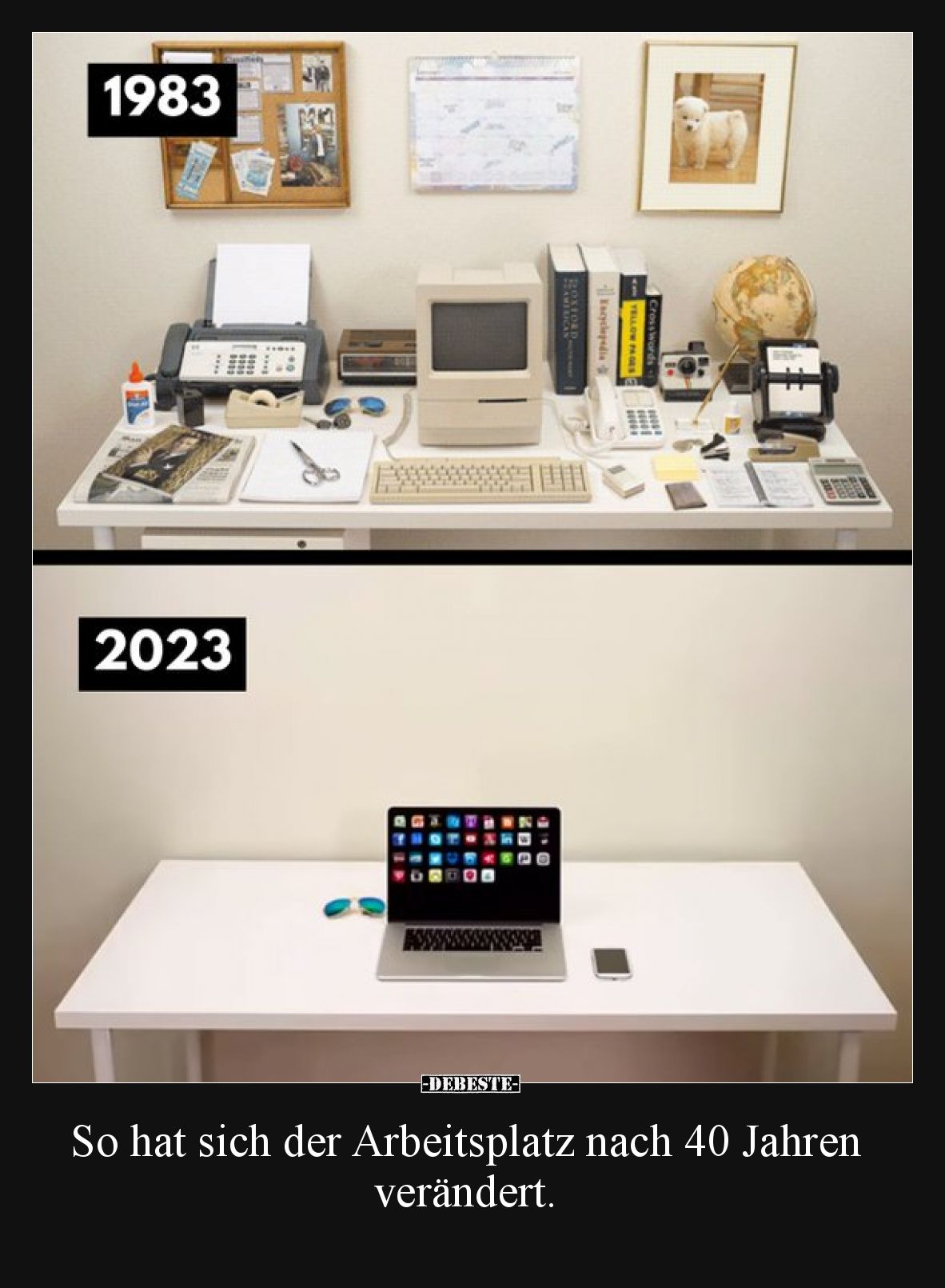 So hat sich der Arbeitsplatz nach 40 Jahren verändert... - Lustige Bilder | DEBESTE.de