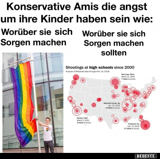 Konservative Amis die angst um ihre Kinder haben sein.. - Lustige Bilder | DEBESTE.de