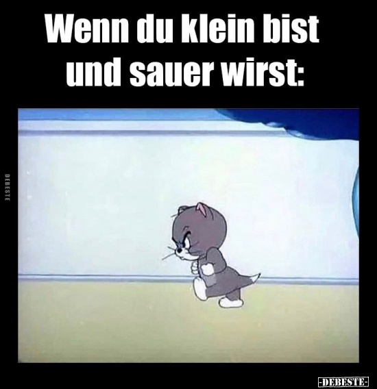 Wenn du klein bist und sauer wirst..