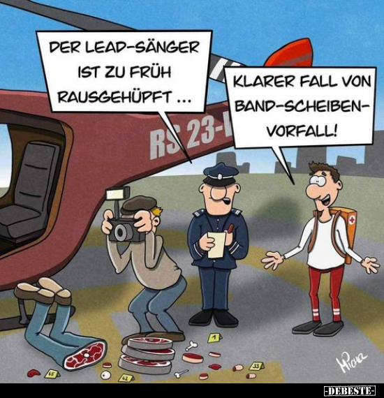 Der Lead-Sänger ist zu früh rausgehüpft... - Lustige Bilder | DEBESTE.de